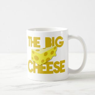 HET GROTE KAAS IS HET KADER VAN DE BORD MET kaas! Koffiemok