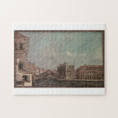 Het Grote Kanaal boven de Rialto eind jaren 1760 F Legpuzzel (Horizontaal)