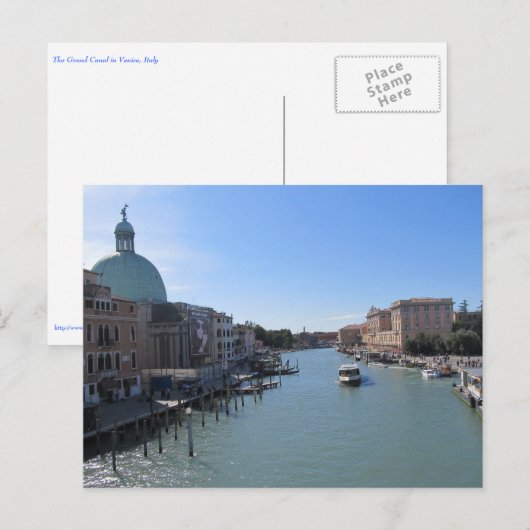 Het Grote Kanaal Briefkaart (Voorkant / Achterkant)