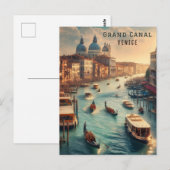 Het Grote Kanaal in Venetië Italië Reizen Briefkaart (Voorkant / Achterkant)