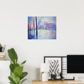 Het Grote Kanaal van Claude Monet Poster (Thuiskantoor)