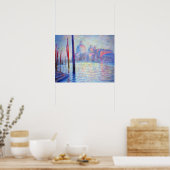 Het Grote Kanaal van Claude Monet Poster (Keuken)