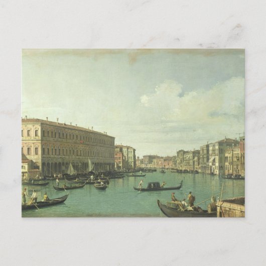 Het Grote Kanaal van de Rialto-brug Briefkaart (Voorkant)