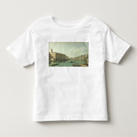 Het Grote Kanaal van de Rialto-brug Kinder Shirts (Voorkant)