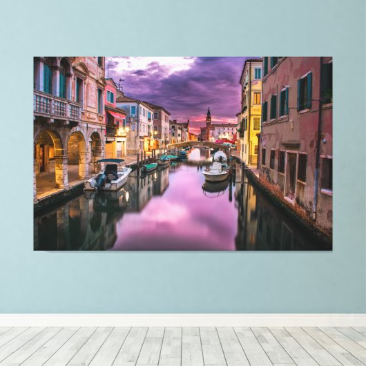 Het Grote Kanaal van het Canvas van Venice (Insitu (Houten vloer))
