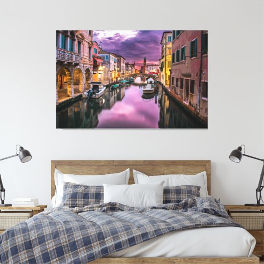 Het Grote Kanaal van het Canvas van Venice (Insitu (Slaapkamer))