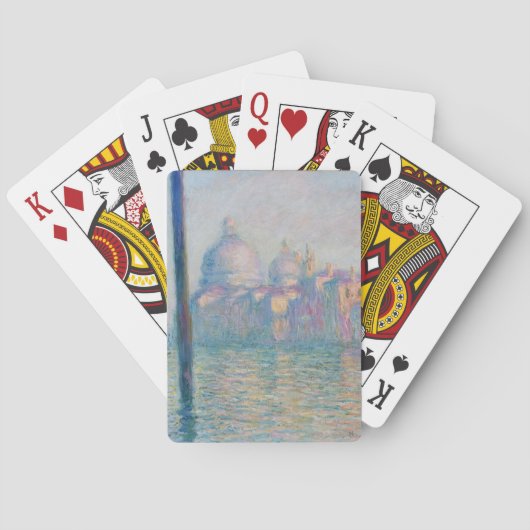 Het Grote Kanaal van Monet Pokerkaarten (Achterkant)