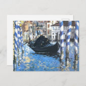 Het grote kanaal van Venetië Edouard Manet Briefkaart (Voorkant / Achterkant)