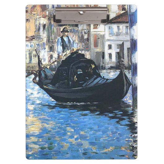 Het grote kanaal van Venetië Edouard Manet Klembord (Voorkant)