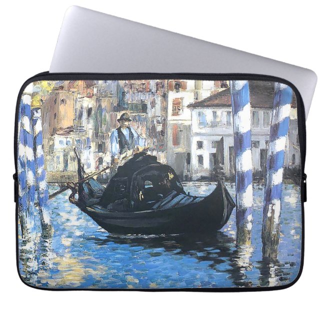 Het grote kanaal van Venetië Edouard Manet Laptop Sleeve (Voorkant)