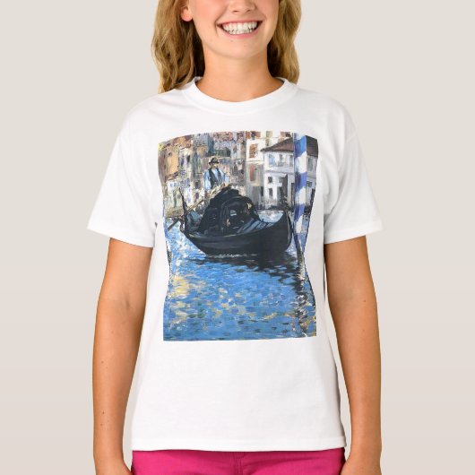 Het grote kanaal van Venetië Edouard Manet T-shirt (Voorkant)