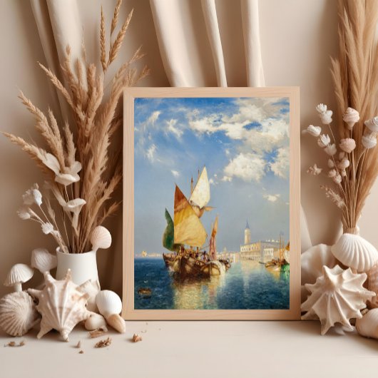 Het Grote Kanaal, Venetië (1903), van Thomas Moran Foto Afdruk