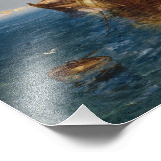 Het Grote Kanaal, Venetië (1903), van Thomas Moran Foto Afdruk (Hoek)