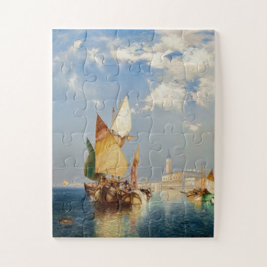 Het Grote Kanaal, Venetië (1903), van Thomas Moran Legpuzzel (Verticaal)