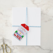 Het grote kleurrijke thema Vist 1 september Cadeaulabel (Met Touw)