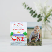 Het grote kleurrijke thema Vist 1 september in Briefkaart (Staand voorkant)