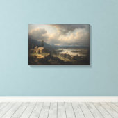 Het Grote Meer Canvas Afdruk (Insitu (Houten vloer))