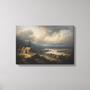 Het Grote Meer Canvas Afdruk