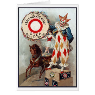 Het grote merk Arm & Hammer, soda, c. 1900