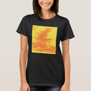 Het grote monster van Kanagawa Team Godzilla Tripp T-shirt