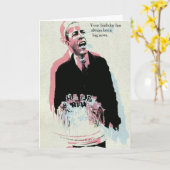 Het grote nieuws van Obama Kaart (Gele Bloem)