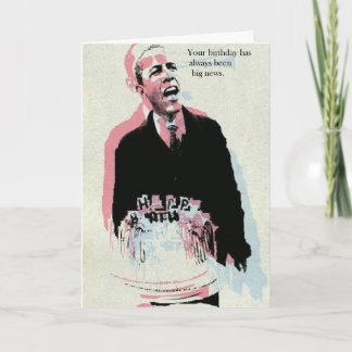 Het grote nieuws van Obama Kaart