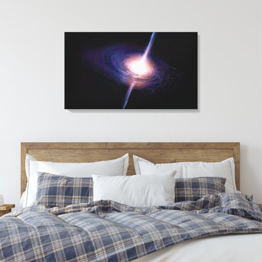 Het grote ontwerp canvas afdruk (Insitu (Slaapkamer))