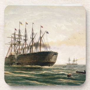 Het Grote Oosten is op 23 juli 1865 van start gega Bier Onderzetter