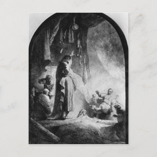 Het Grote Opheffen van Lazarus Briefkaart