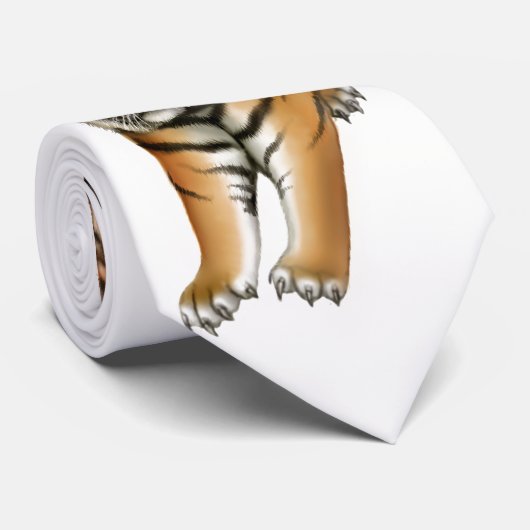 Het grote, opvallende Bengalen Stropdas (Opgerold)