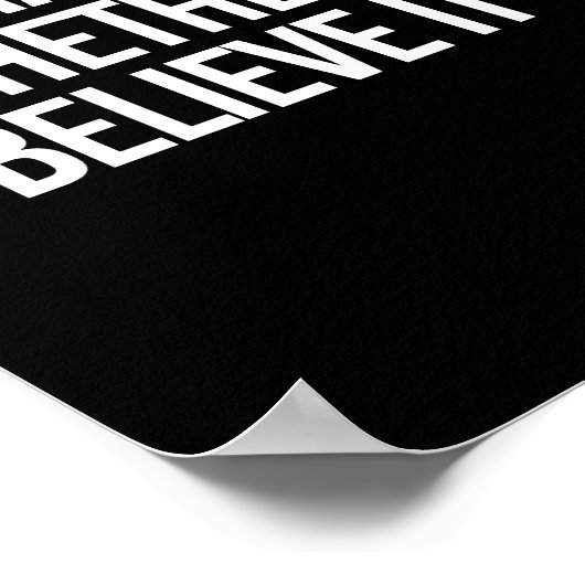 HET GROTE OVER WETENSCHAP IS DAT HET WAAR IS WH POSTER (Hoek)