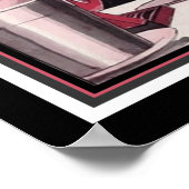 "Het grote paleis in Montmarte" 1926 Art Deco Poster (Hoek)