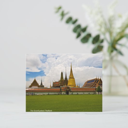 Het grote paleis Thailand Briefkaart (Staand voorkant)