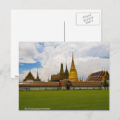 Het grote paleis Thailand Briefkaart (Voorkant / Achterkant)