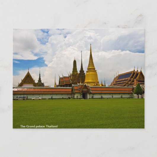 Het grote paleis Thailand Briefkaart (Voorkant)