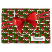 Het Grote Patroon van het Football van Kerstmis - Groot Cadeauzakje (Voorkant)