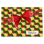 Het Grote Patroon van het Tennis van Kerstmis - Groot Cadeauzakje (Voorkant)