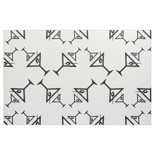 Het grote Patroon van Martini van de Druk Glasses Stof (Fat Quarter)