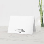 Het grote pompoen Wenskaart Kaart (Achterkant)