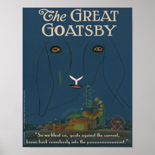 Het grote poster Goatsby (11 x 14 inch) (Voorkant)