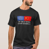 Het grote resetten - het is wereldcommunisme 3.0 t-shirt (Voorkant)