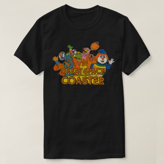 Het Grote Ruimte Onderzetter T-shirt (Design voorkant)
