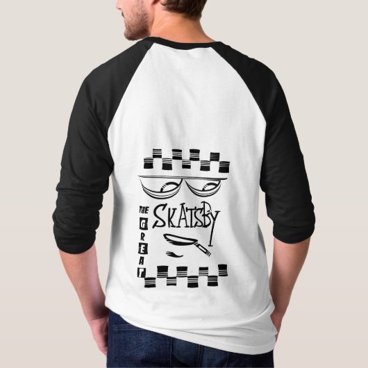 Het grote Skatsby Baseball T-shirt (Achterkant)