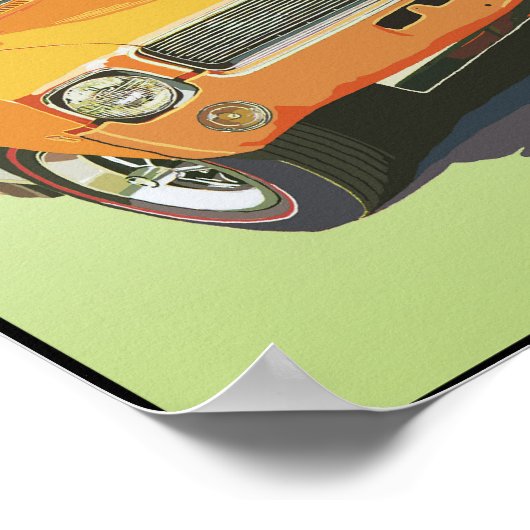 Het grote slechte Sinaasappel Poster (Hoek)