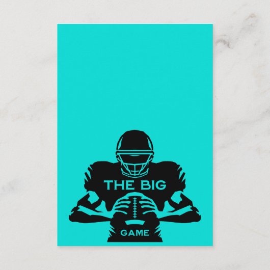 Het grote spel BBQ House Party Informatiekaartje (Achterkant)