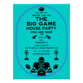 Het grote spel BBQ House Party Perfect Poster (Voorkant)