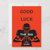 Het grote spel Football House Party Save The Date (Achterkant)