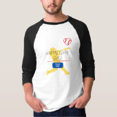 Het Grote Spel Gift voor Papa Honkbal T-shirt (Voorkant)