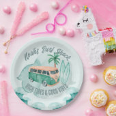 Het grote Surf eerste Bord van het Birthday Paper (Feest)
