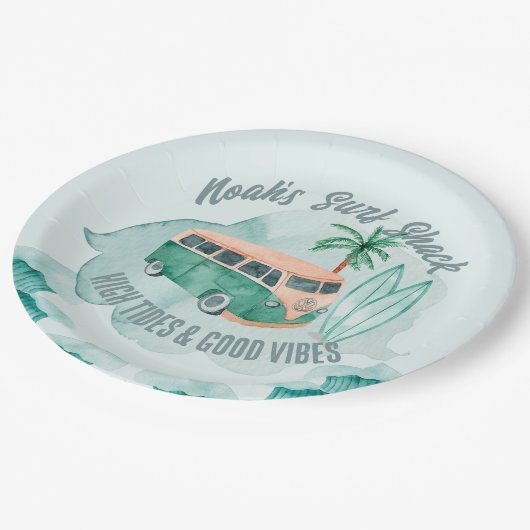 Het grote Surf eerste Bord van het Birthday Paper (Gekanteld)